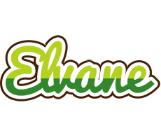 Elvane golfing logo