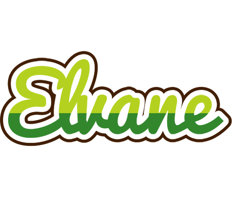 Elvane golfing logo