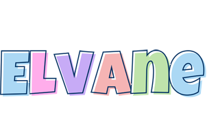 Elvane pastel logo
