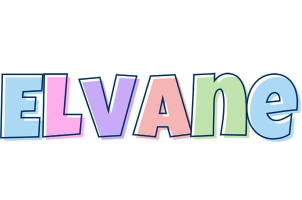Elvane pastel logo