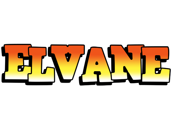 Elvane sunset logo