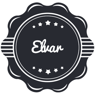 Elvar badge logo