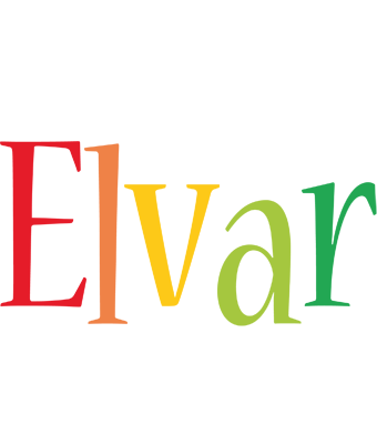 Elvar birthday logo