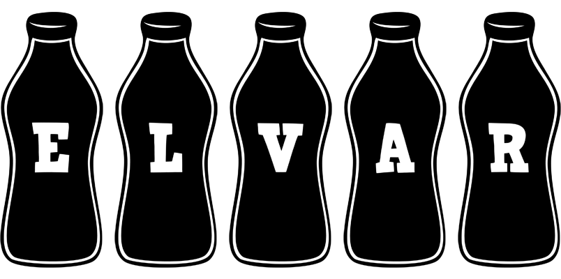 Elvar bottle logo