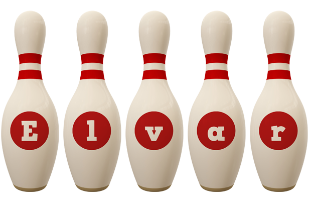 Elvar bowling-pin logo