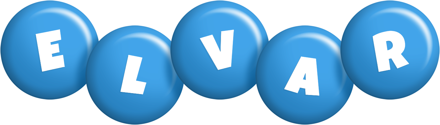 Elvar candy-blue logo