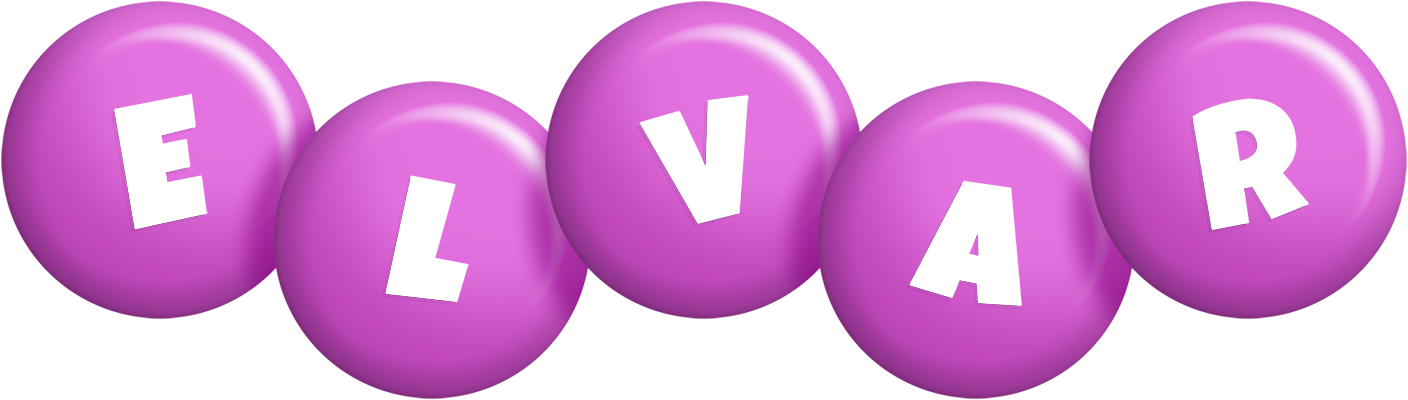 Elvar candy-purple logo