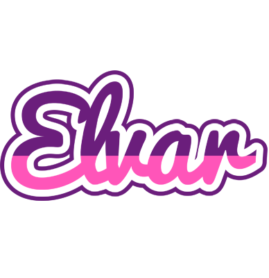 Elvar cheerful logo