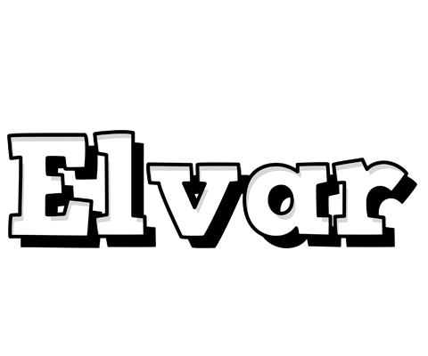 Elvar snowing logo