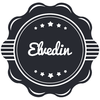 Elvedin badge logo