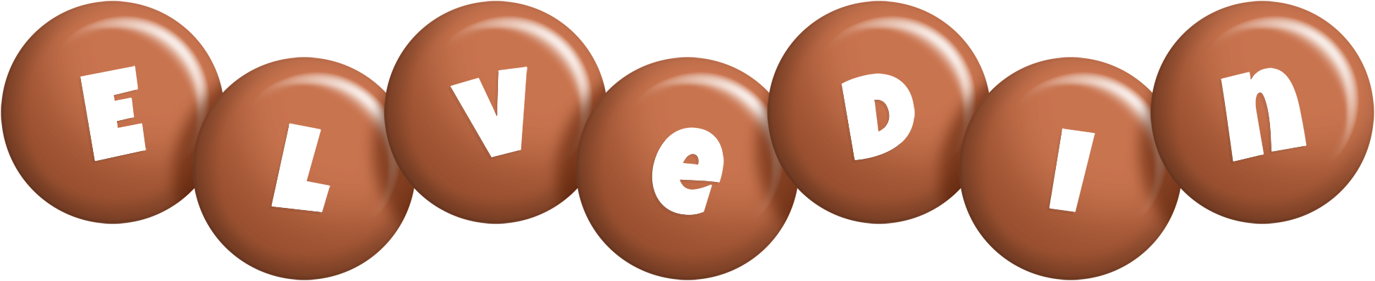 Elvedin candy-brown logo