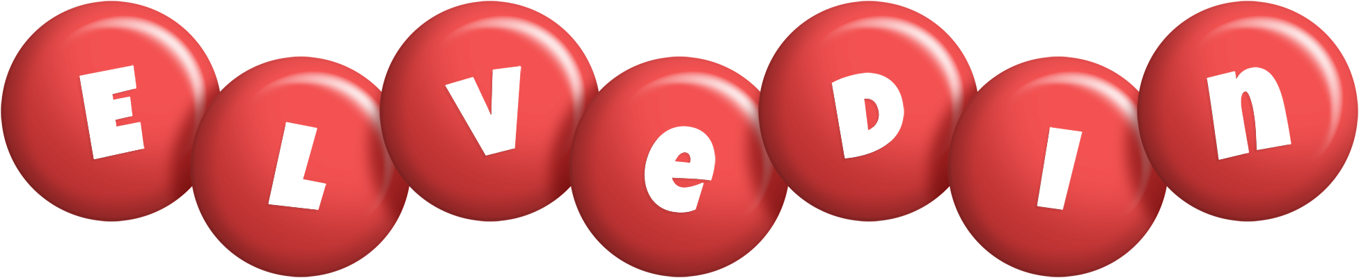 Elvedin candy-red logo