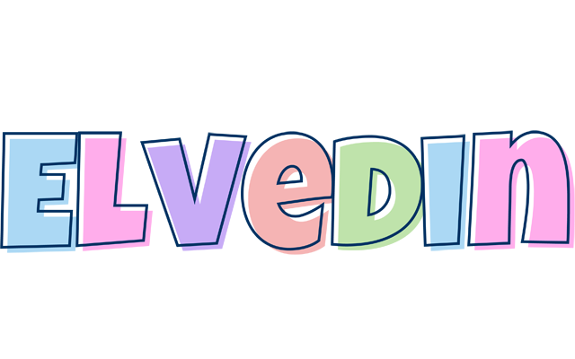 Elvedin pastel logo