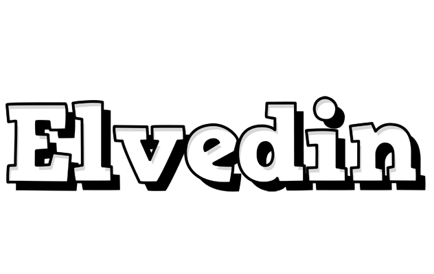 Elvedin snowing logo