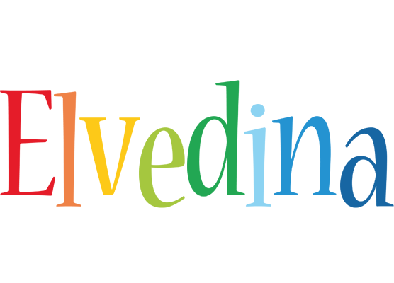 Elvedina birthday logo