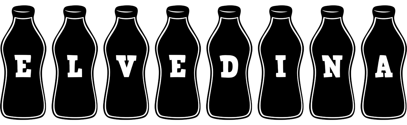 Elvedina bottle logo