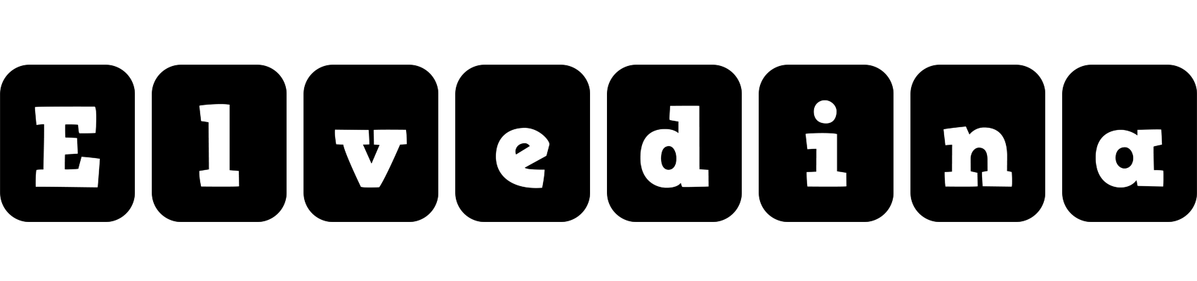 Elvedina box logo
