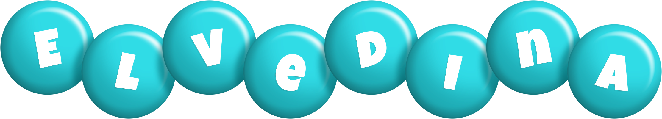 Elvedina candy-azur logo