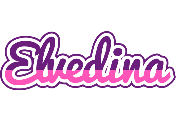 Elvedina cheerful logo