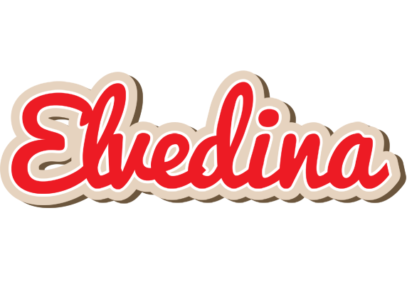 Elvedina chocolate logo