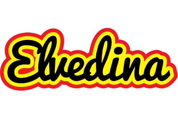 Elvedina flaming logo