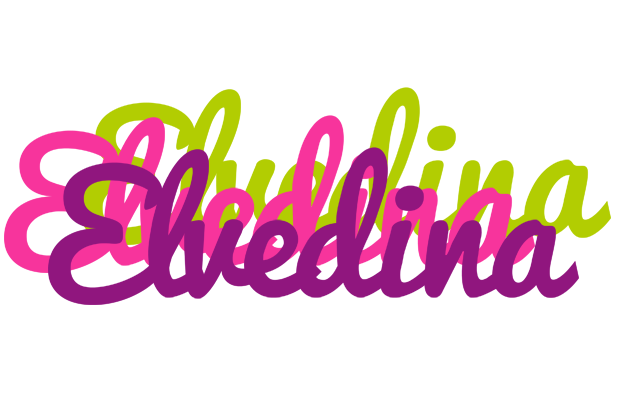 Elvedina flowers logo