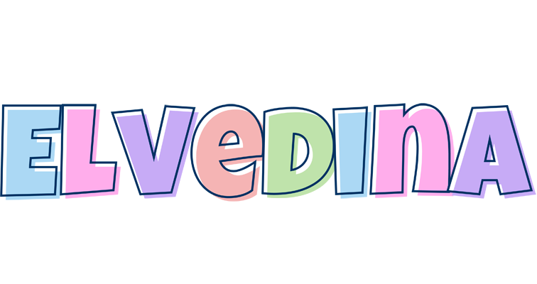 Elvedina pastel logo
