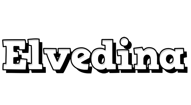 Elvedina snowing logo
