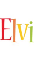 Elvi birthday logo