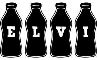 Elvi bottle logo