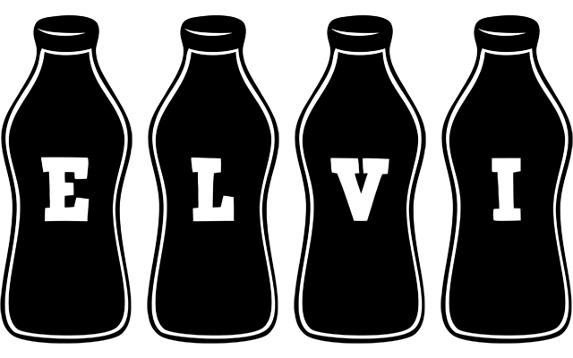 Elvi bottle logo