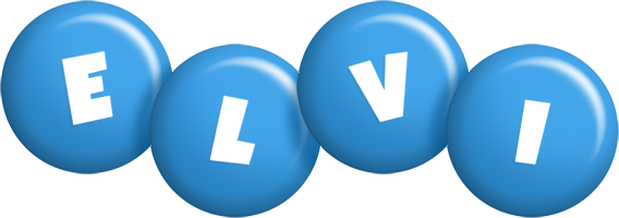 Elvi candy-blue logo