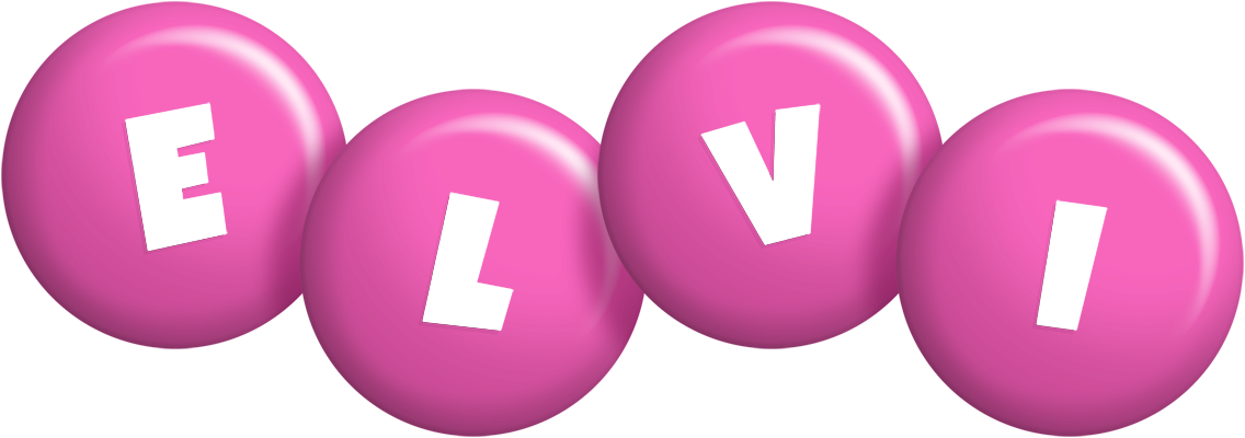 Elvi candy-pink logo