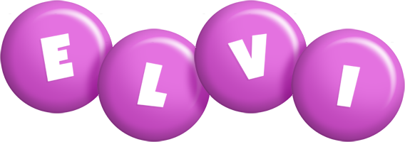 Elvi candy-purple logo