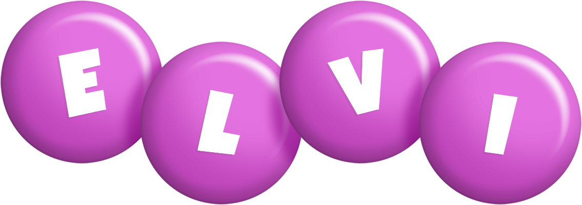 Elvi candy-purple logo