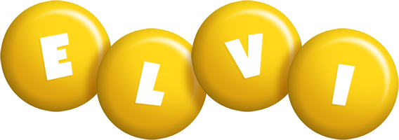 Elvi candy-yellow logo