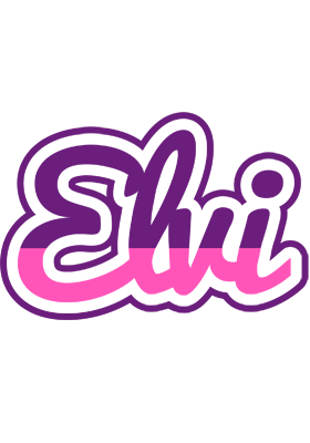 Elvi cheerful logo