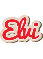 Elvi chocolate logo