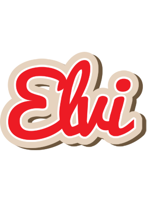 Elvi chocolate logo