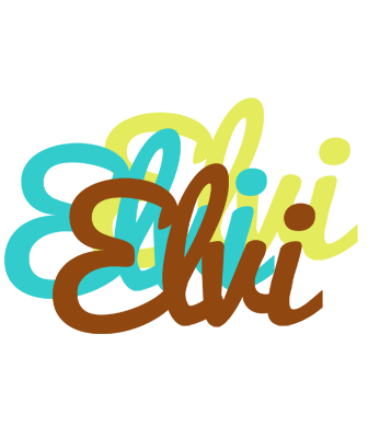 Elvi cupcake logo