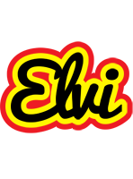 Elvi flaming logo