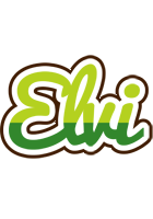 Elvi golfing logo