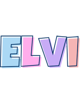 Elvi pastel logo