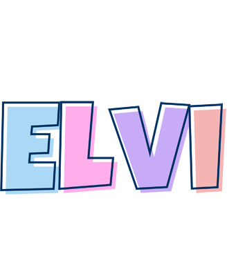 Elvi pastel logo