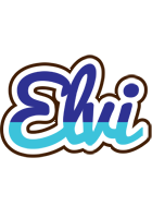 Elvi raining logo