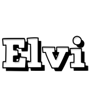 Elvi snowing logo