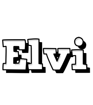 Elvi snowing logo