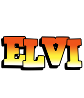 Elvi sunset logo