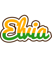 Elvia banana logo