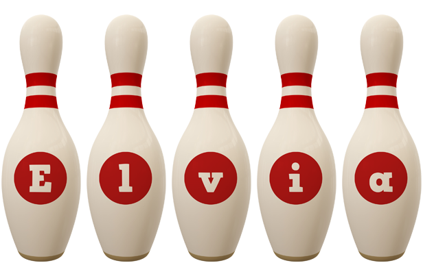 Elvia bowling-pin logo